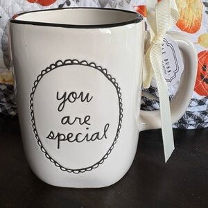 Rae Dunn White and Black 'You Are Special' Mug